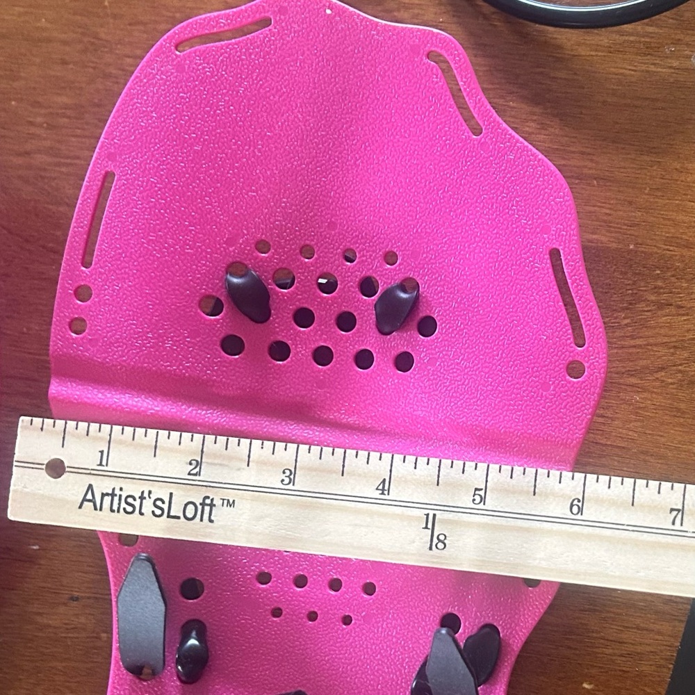 Adjustable Swim Hand Paddles for Training & Stroke Technique – Lightweight Pink - Picture 3 of 4